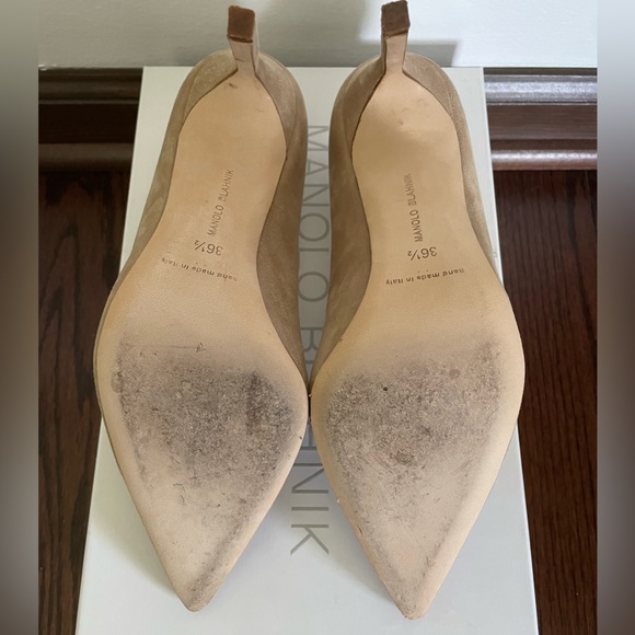 Manolo Blahnik Suede BB 105 - Picture 3 of 5